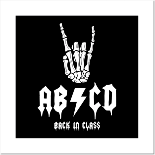 ABCD back in class Posters and Art